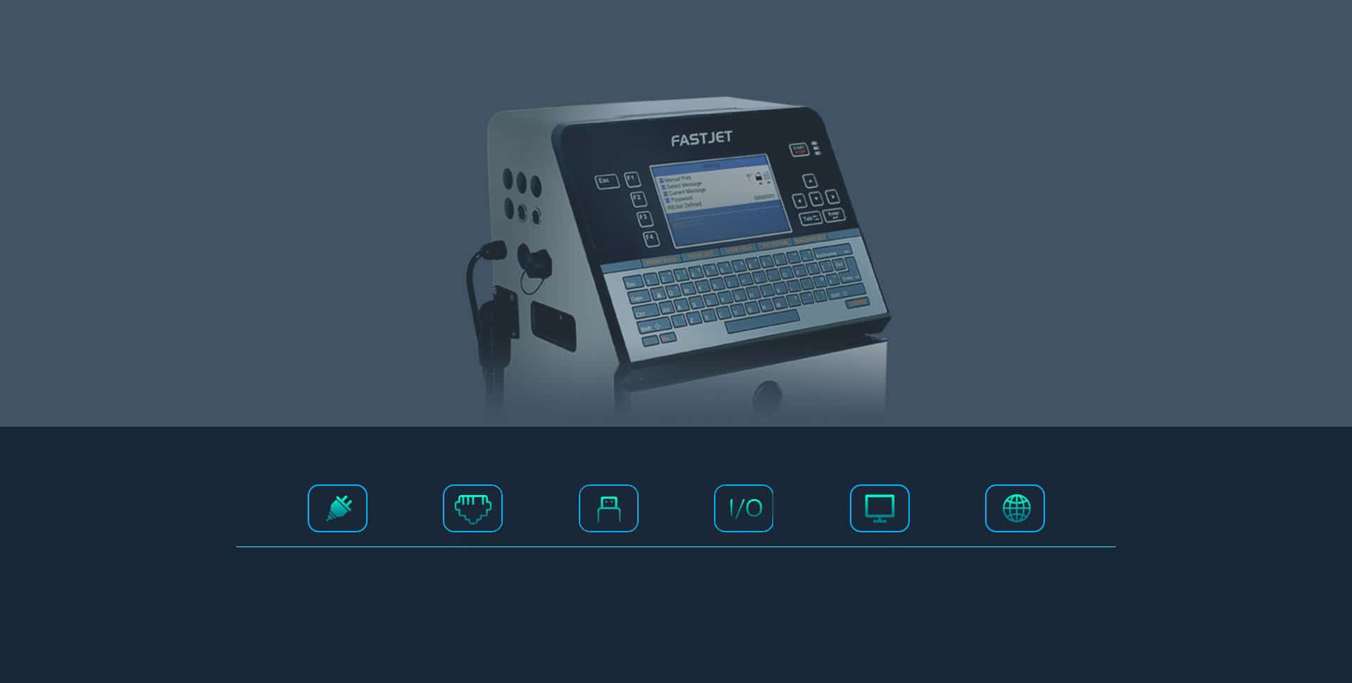 Краплеструменевий маркувальник Fastjet F550 Plus Fastjet F530 Plus інтерфейси